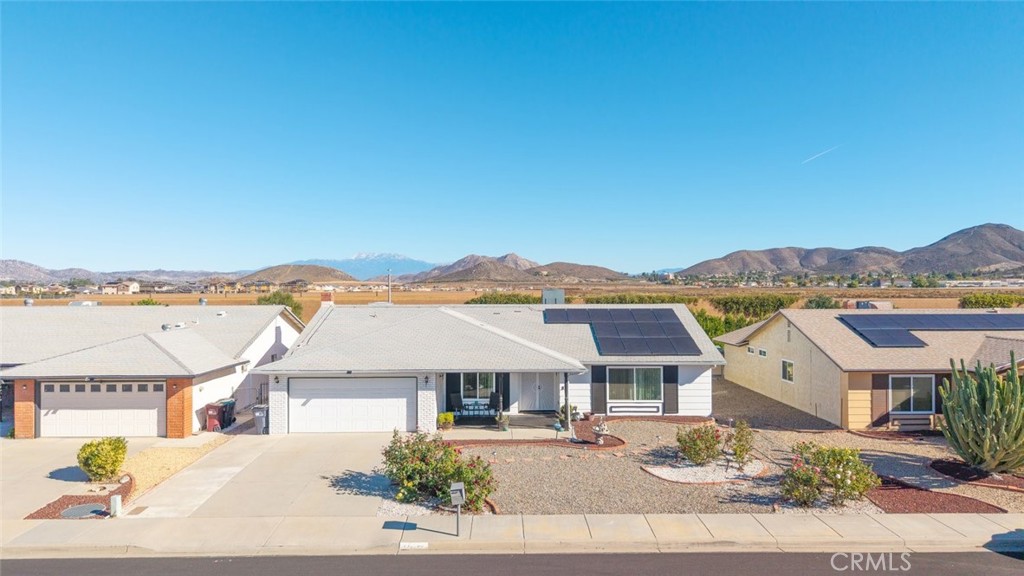 27262 Embassy Street Menifee, CA 92586 - Photo 29 of 35 an aerial view of residential houses with outdoor space