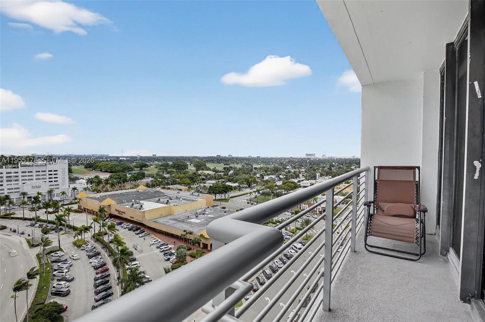 1720 Harrison Street, Unit 14H Hollywood, FL 33020 - Photo 26 of 37 a view of a balcony with city