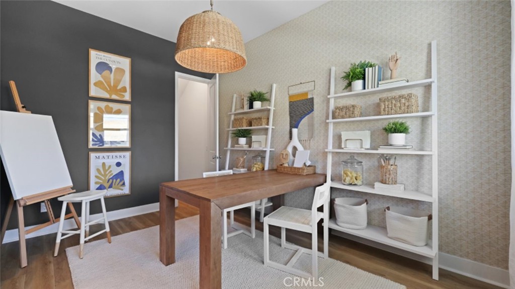 29602 Paseo Tranquilo Valencia, CA 91354 - Photo 33 of 43 a view of a dining room with furniture and a window