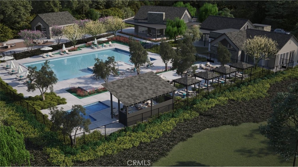 29602 Paseo Tranquilo Valencia, CA 91354 - Photo 42 of 43 an aerial view of a house with a lake view