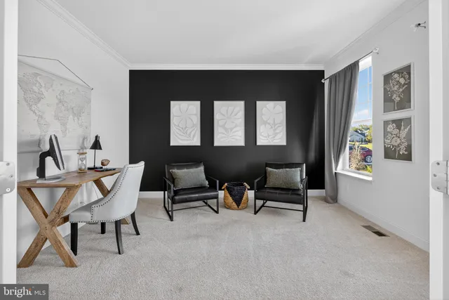 a spacious bathroom with a bathtub and window