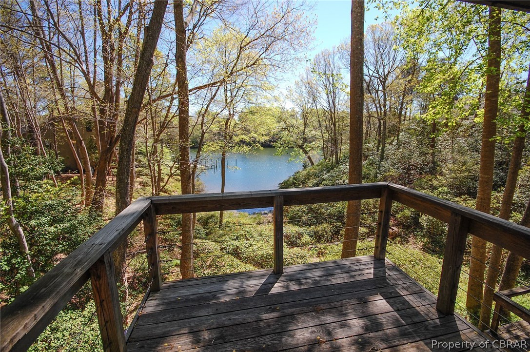 54 D Villa Ridge Drive, Unit D Hartfield, VA 23071 - Photo 20 of 34 ANOTHER VIEWPOINT FROM WATERSIDE DECK