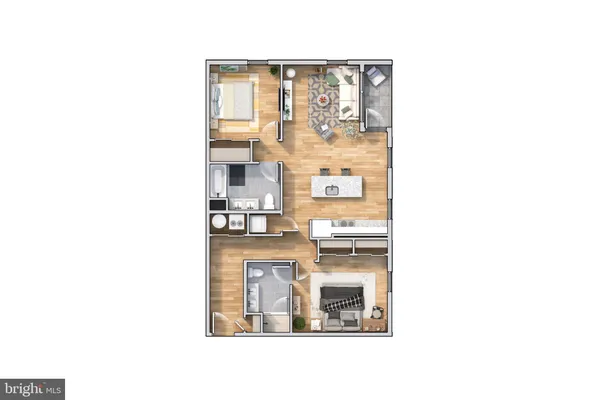 a picture of a room with a floor to ceiling window