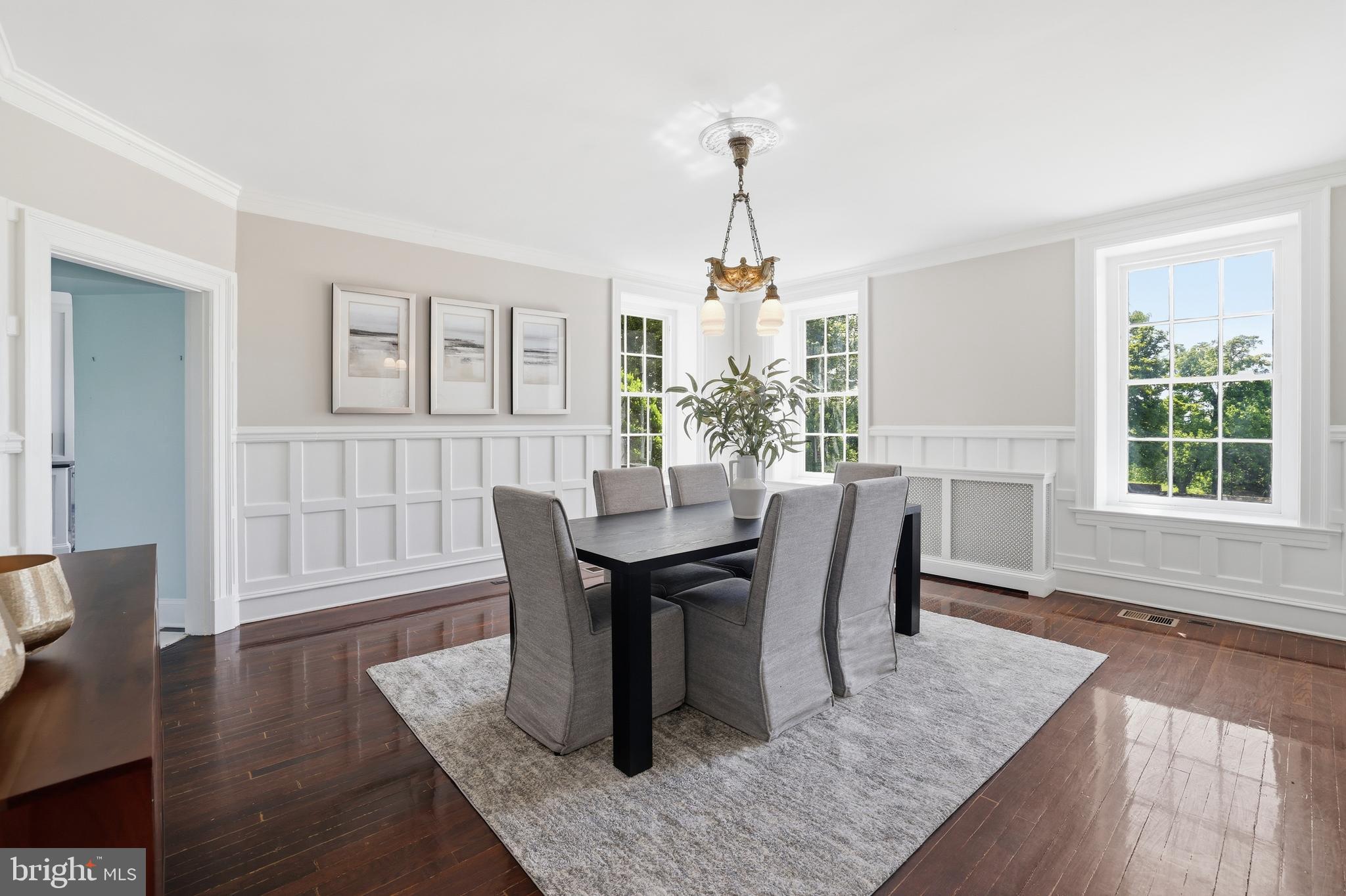 17781 Roxbury Hall Road Leesburg, VA 20175 - Photo 35 of 107 a view of a dining room with furniture window and wooden floor