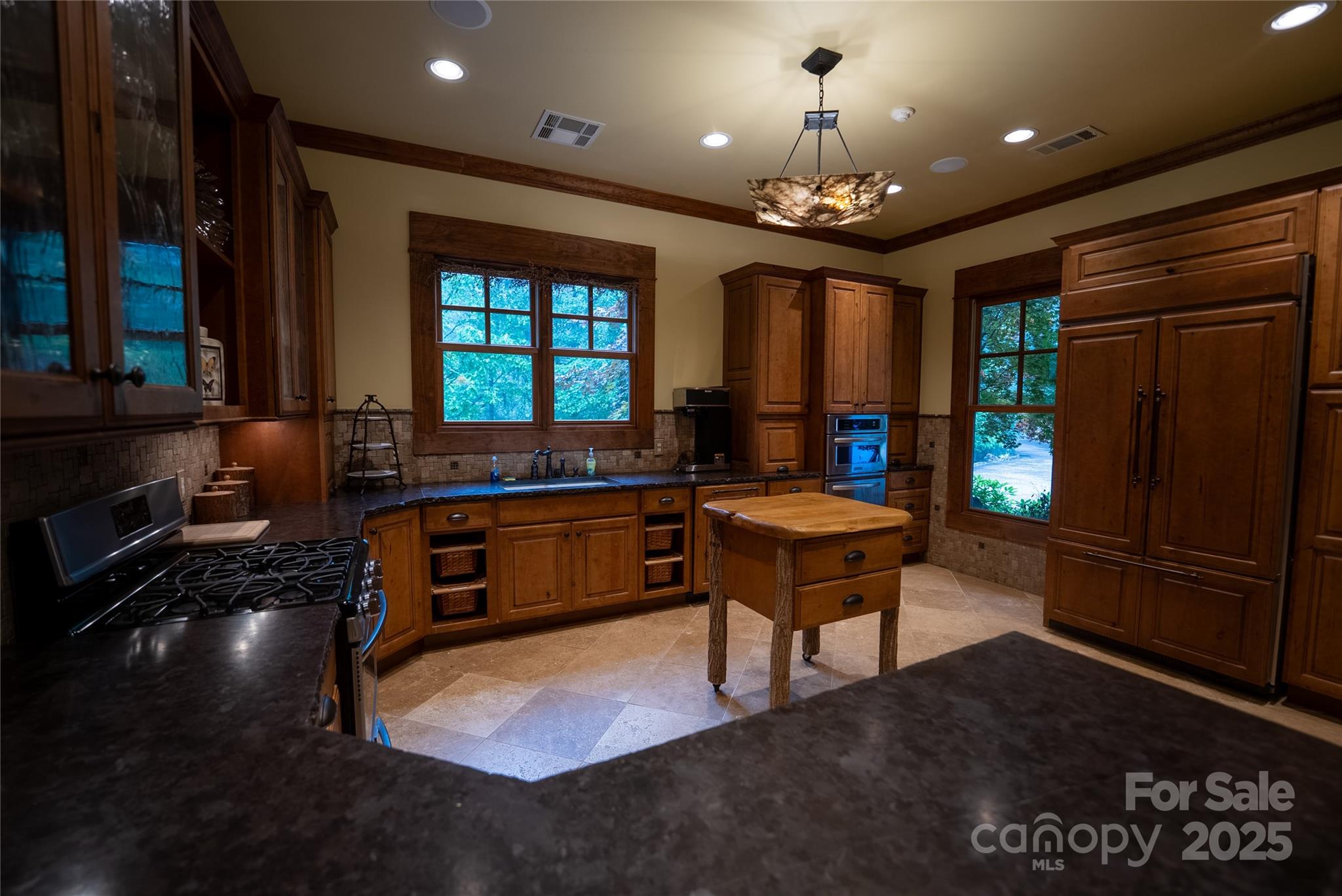 0 Upper Dalton Creek Road Franklin, NC 28734 - Photo 18 of 34 a lobby with furniture and chandelier
