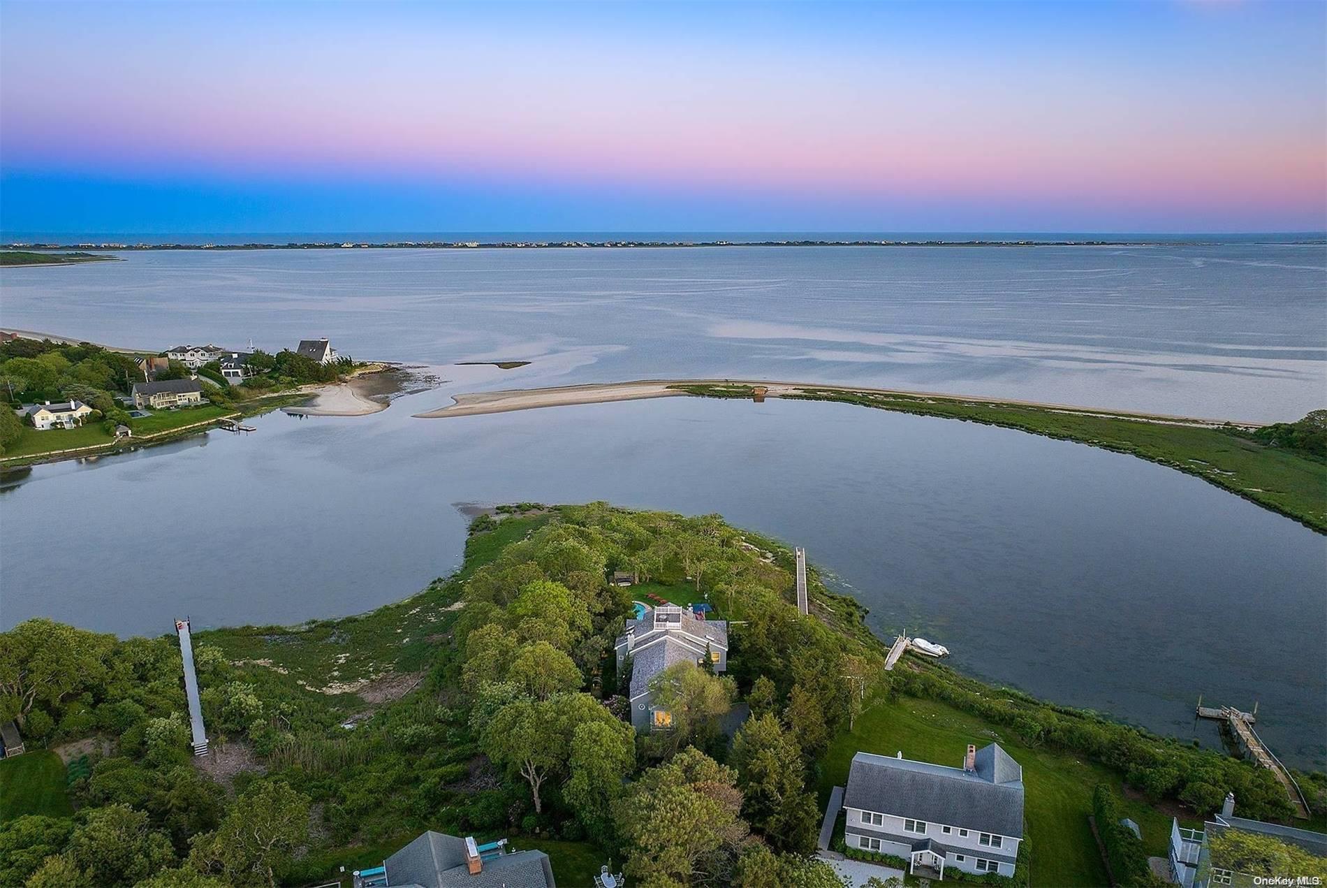 134 Middle Pond Road Southampton, NY 11968 - Photo 2 of 32 an aerial view of a yard