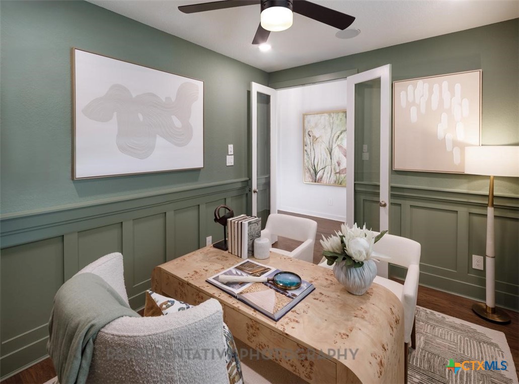 9212 Boathouse Drive Austin, TX 78744 - Photo 28 of 40 a view of a dining room with furniture and wooden floor
