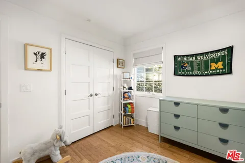 a view of kitchen with wooden floor