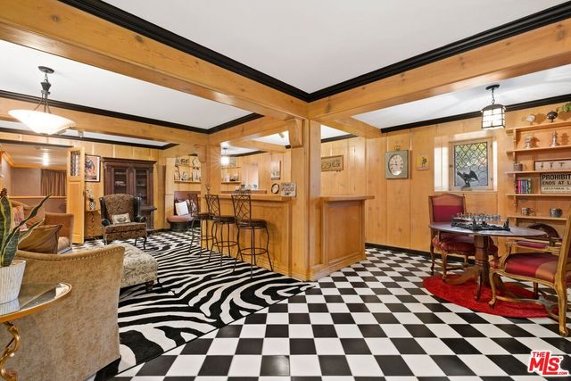 a very nice looking room with a large window