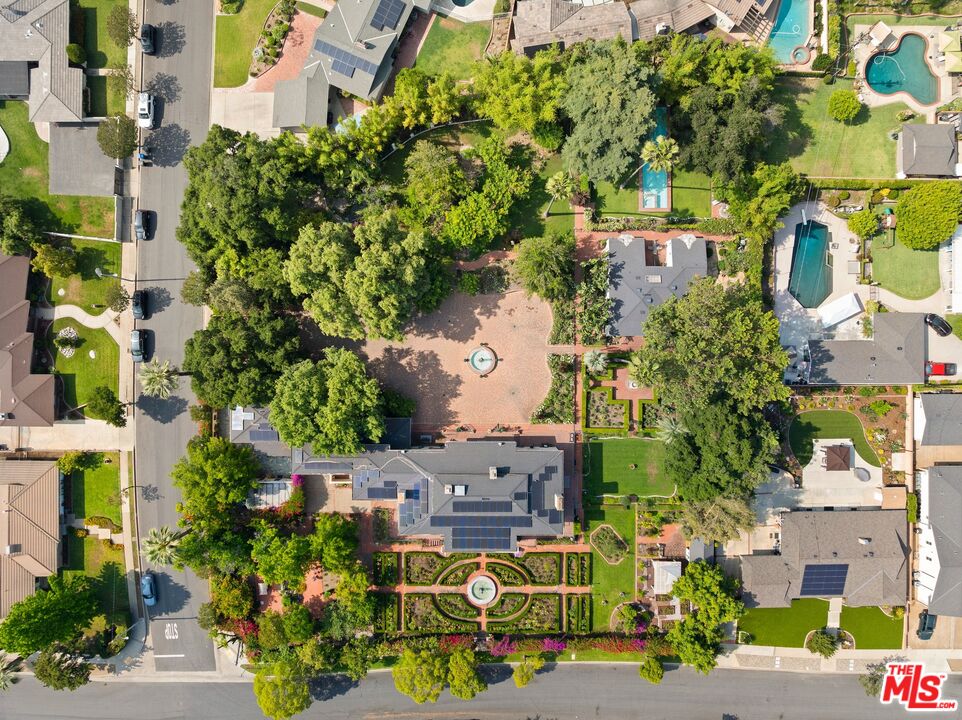 820 North Verano Drive Glendora, CA 91741 - Photo 46 of 50 an aerial view of a houses with yard