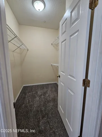 a view of closet area