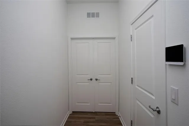 a view of closet area