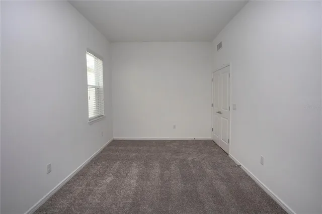 a view of wooden door