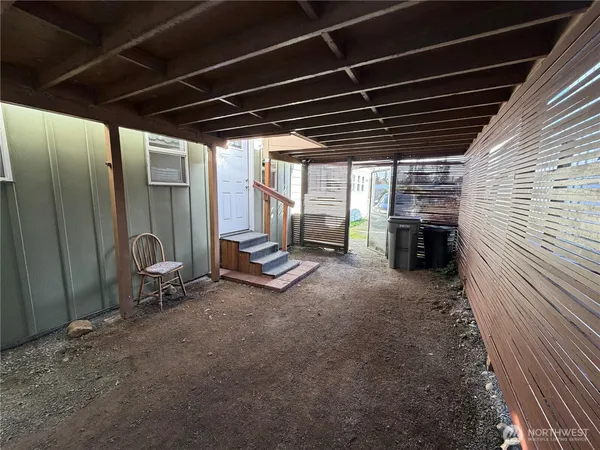 a view of outdoor space with porch