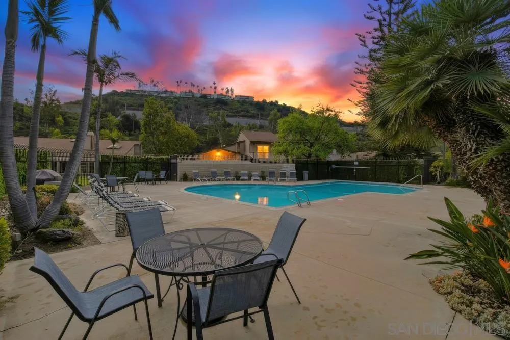 5571 Adobe Falls Road, Unit D San Diego, CA 92120 - Photo 54 of 60 a view of yard with furniture and a yard
