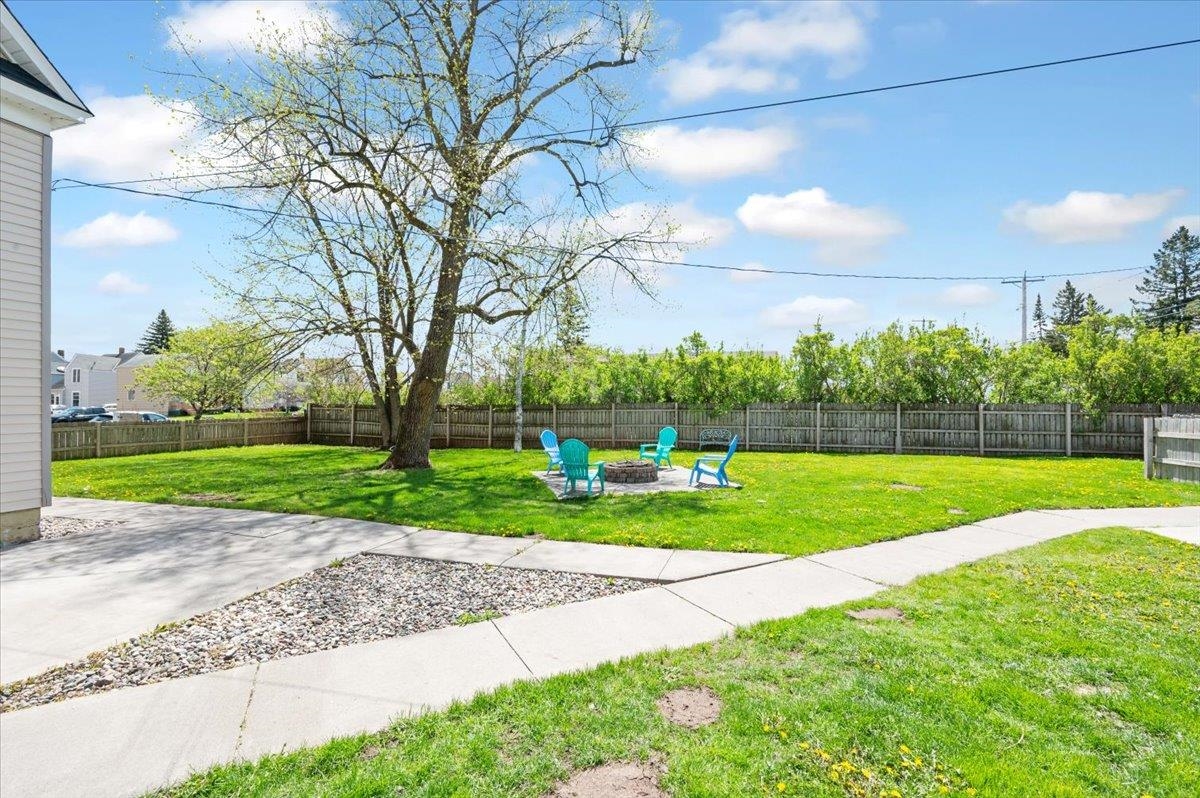 2127 Tower Avenue Superior, WI 54880 - Photo 32 of 39 View of yard featuring a fire pit and a patio