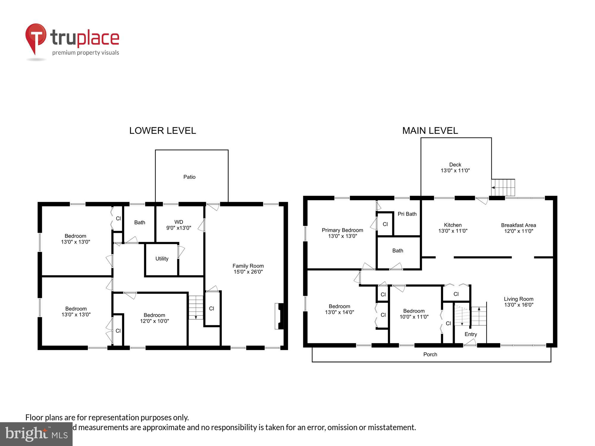 7115 Hadlow Court Springfield, VA 22152 - Photo 43 of 45 Floor Plan Combined