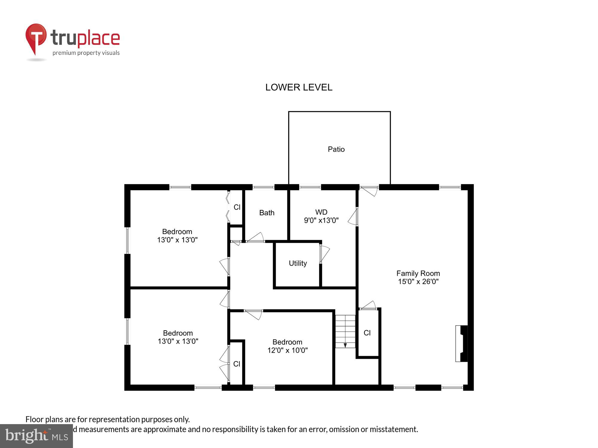 7115 Hadlow Court Springfield, VA 22152 - Photo 45 of 45 Floor Plan - Lower Level