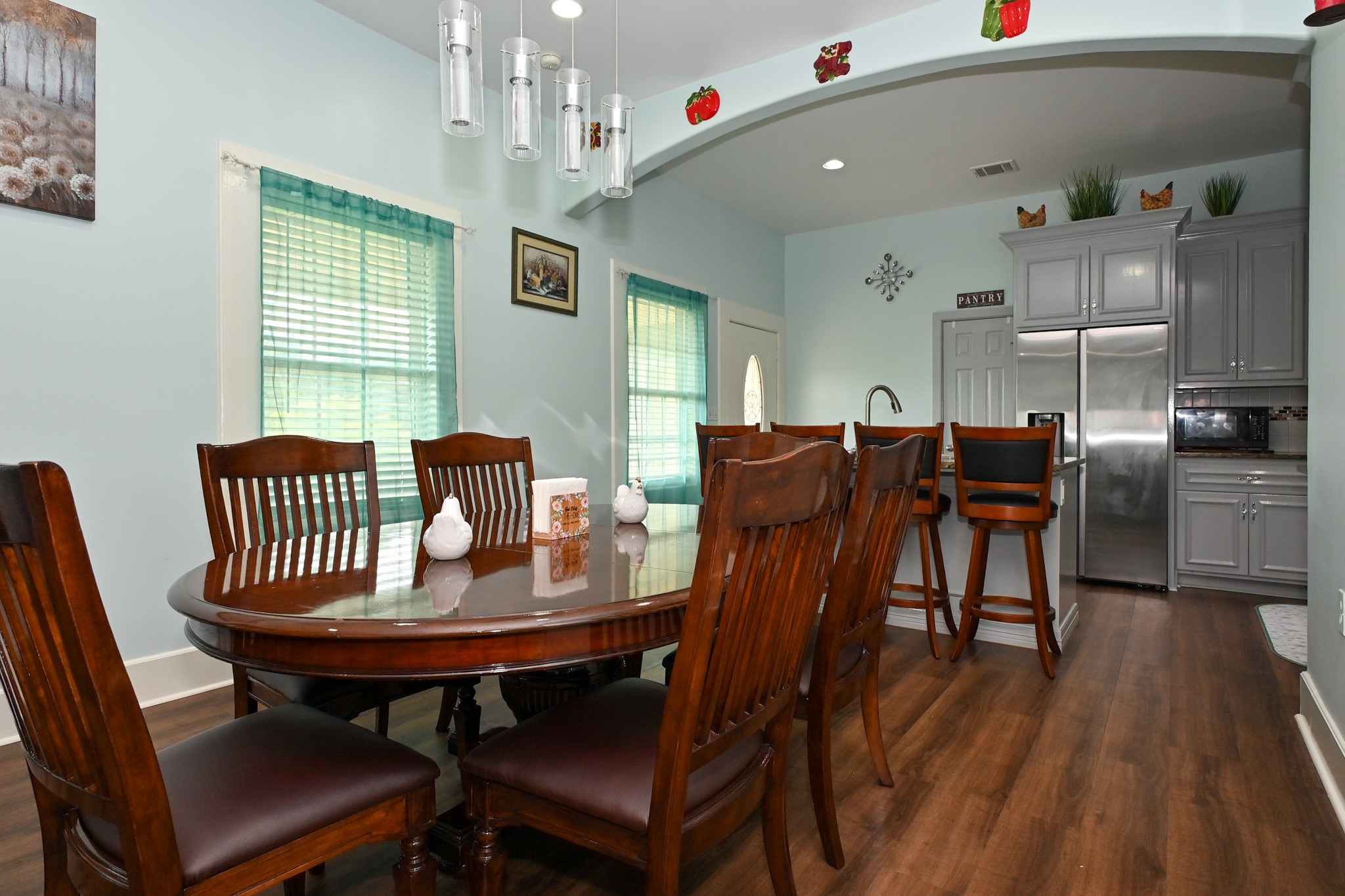 1229 County Road 2209N Cleveland, TX 77327 - Photo 11 of 43 a view of a dining room with furniture