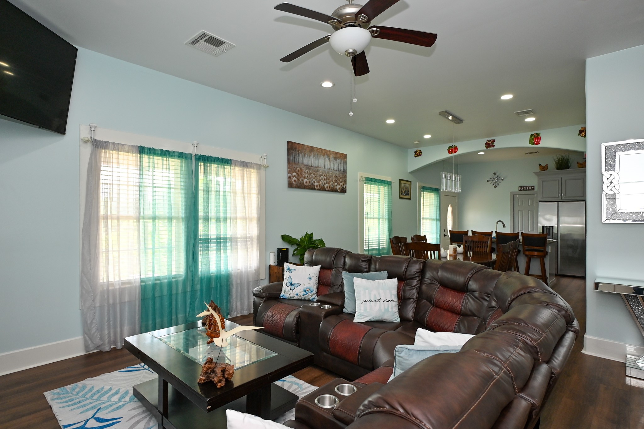 1229 County Road 2209N Cleveland, TX 77327 - Photo 7 of 43 a living room with furniture and a window
