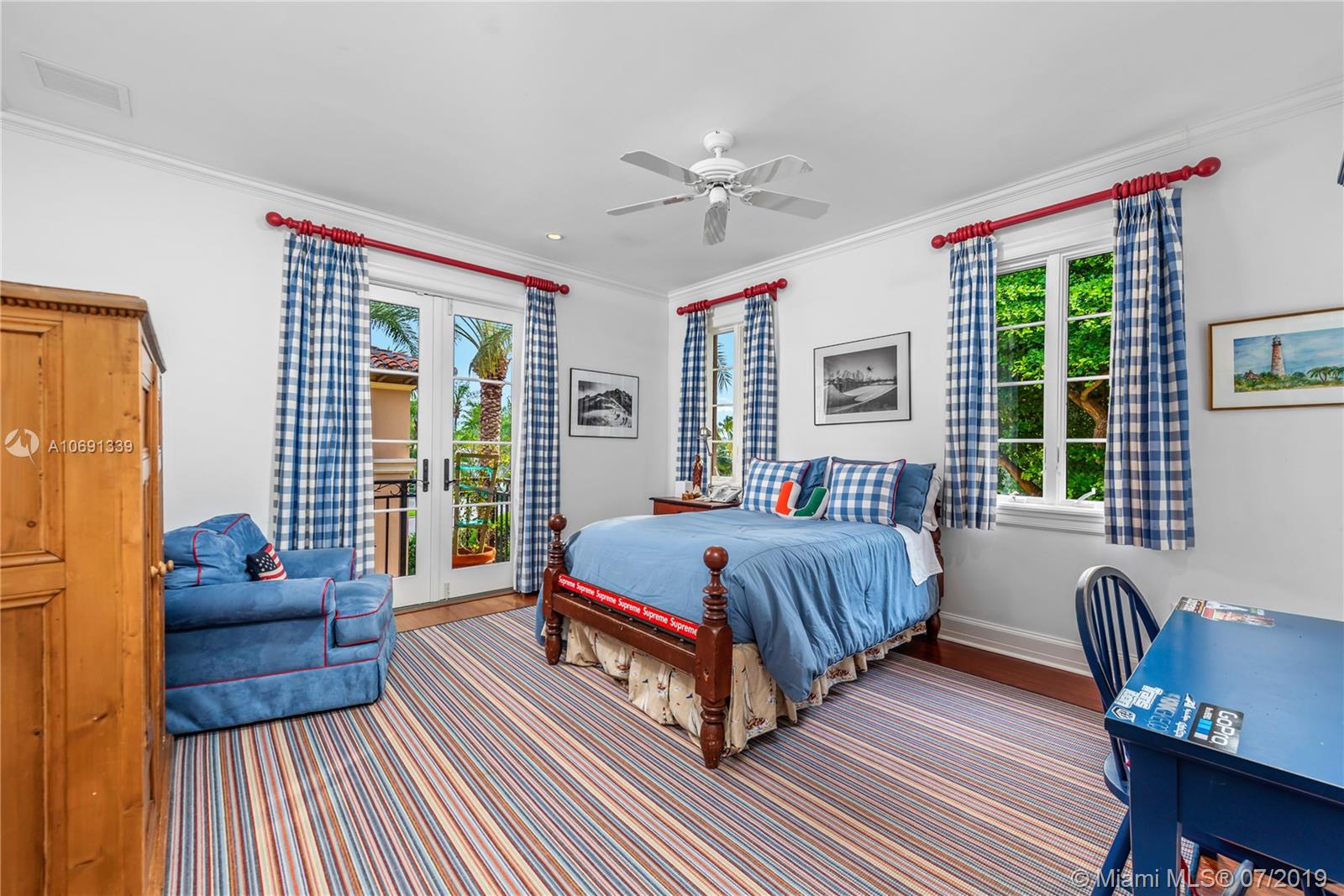 441 Island Drive Key Biscayne, FL 33149 - Photo 30 of 47 ONE OF THE 4 BEDROOMS AND BATHS IN THE CHILDREN'S WING