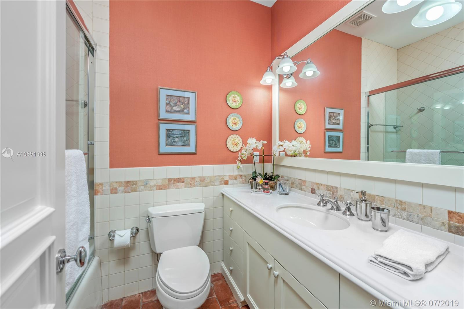 441 Island Drive Key Biscayne, FL 33149 - Photo 35 of 47 ANOTHER OF THE FOUR CHILDREN'S BATHROOMS