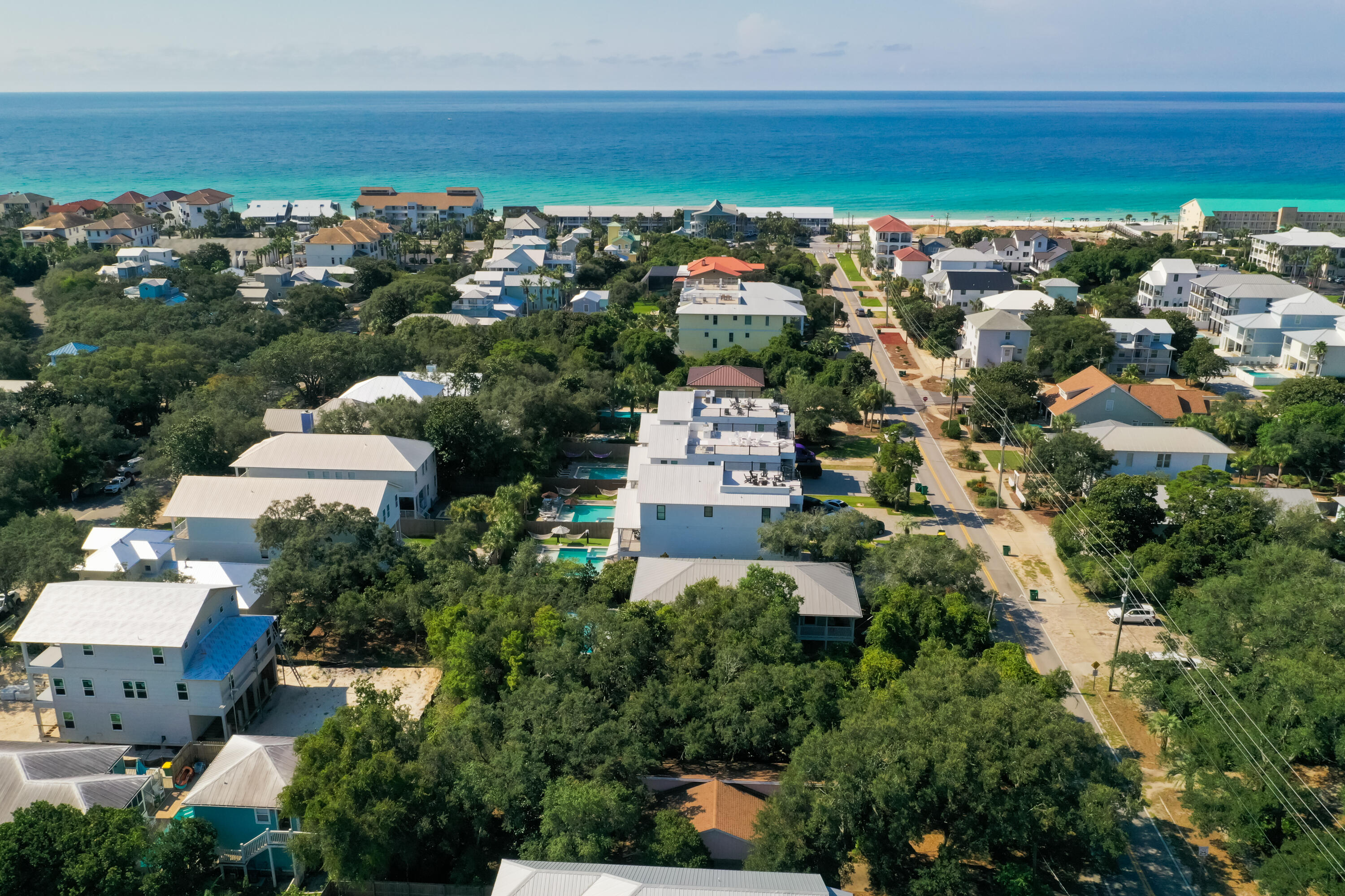 87 Dolphin Street Destin, FL 32541 - Photo 22 of 32 an aerial view of multiple house