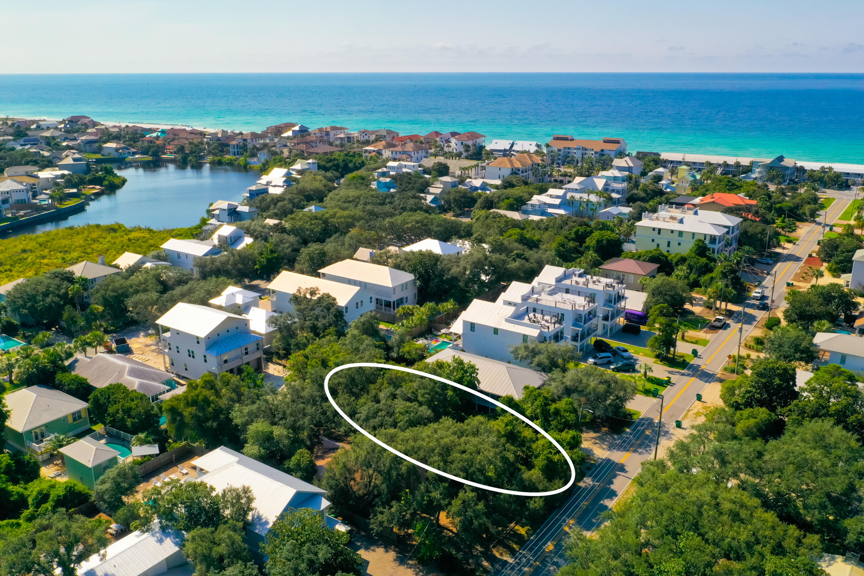 87 Dolphin Street Destin, FL 32541 - Photo 6 of 32 a view of a lake