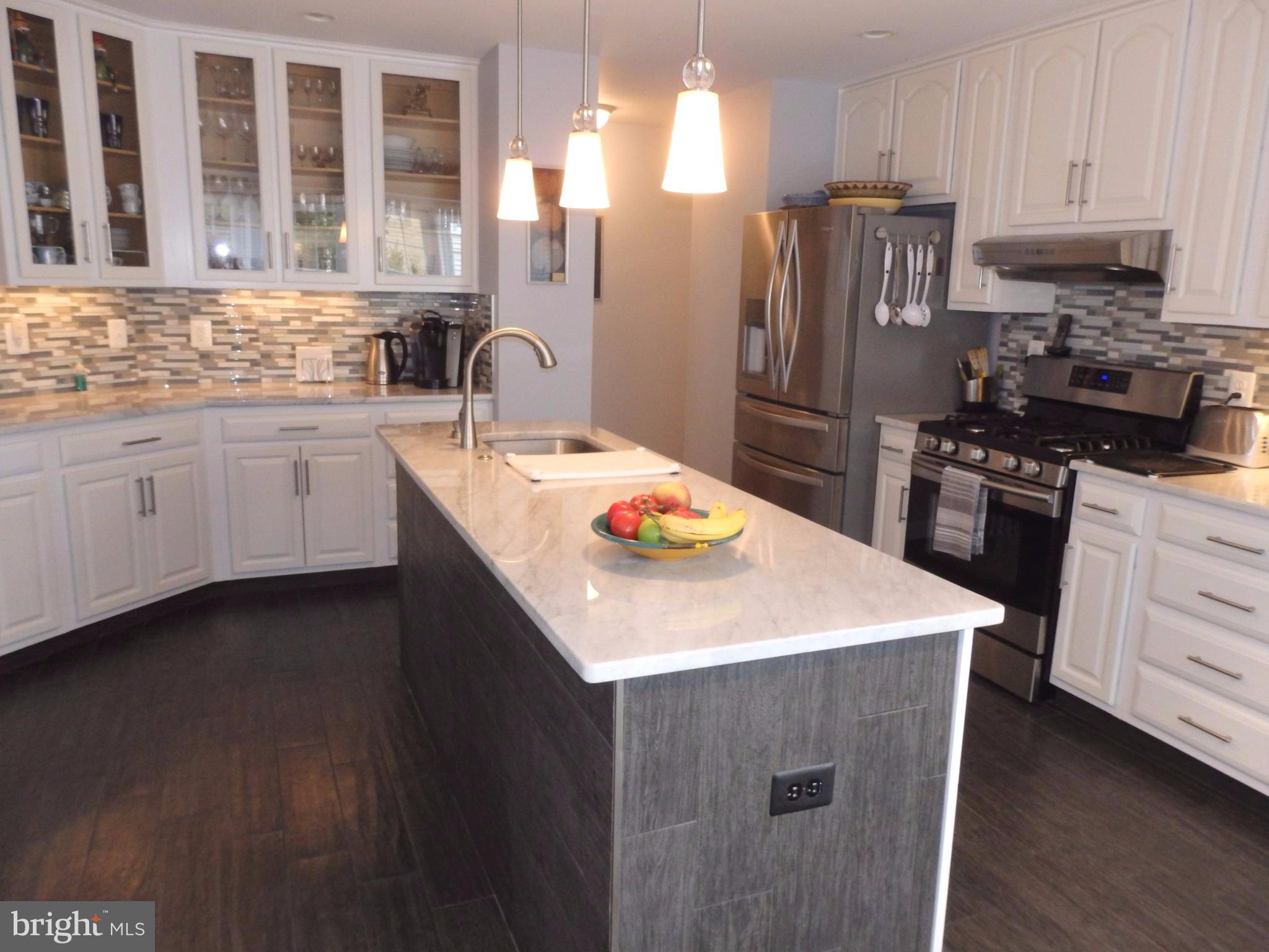 2454 Bear Den Road Frederick, MD 21701 - Photo 8 of 30 a kitchen with stainless steel appliances granite countertop a sink stove and refrigerator