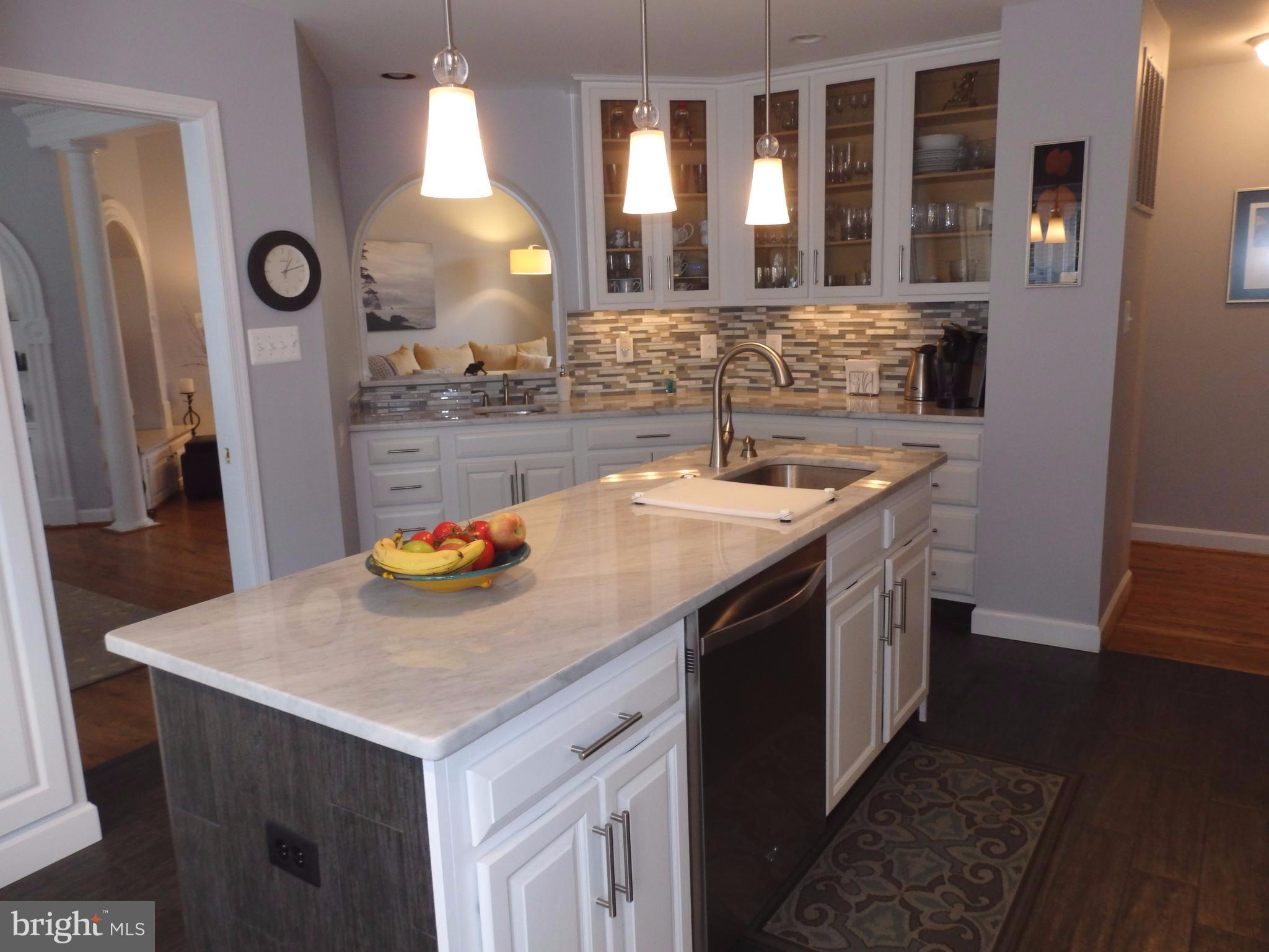 2454 Bear Den Road Frederick, MD 21701 - Photo 9 of 30 a kitchen with a sink and a refrigerator
