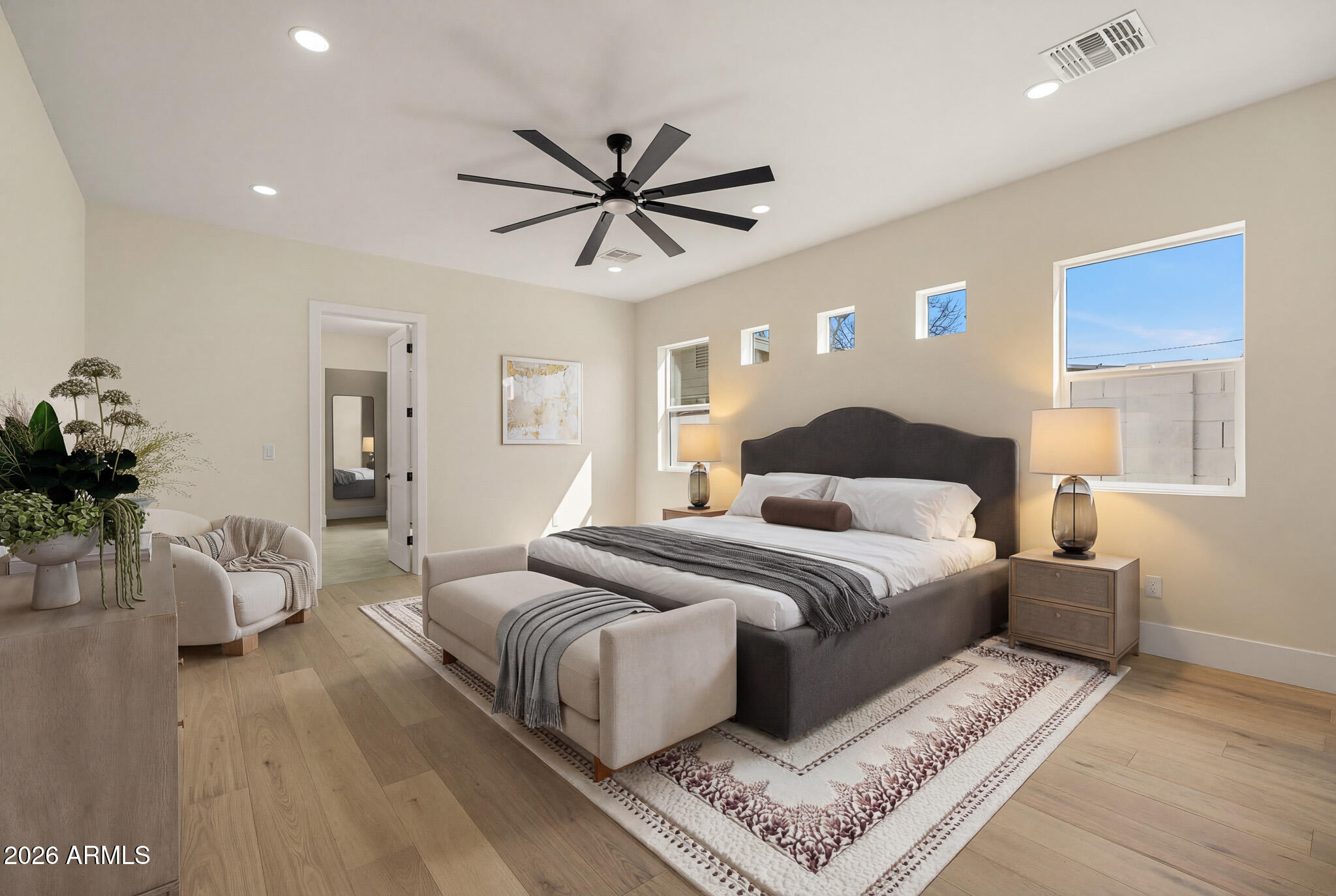 3002 North 53rd Place Phoenix, AZ 85018 - Photo 19 of 46 primary_bedroom_virtual