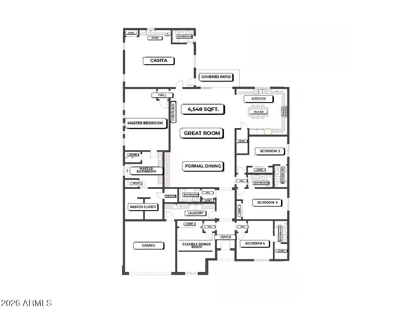 3002 North 53rd Place Phoenix, AZ 85018 - Photo 46 of 46 3002N FLOORPLAN