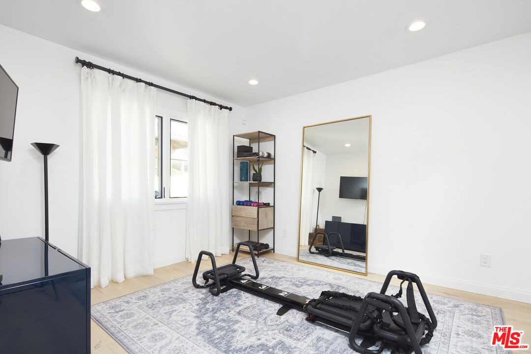 8388 Chase Avenue Los Angeles, CA 90045 - Photo 26 of 30 a view of a room with gym equipment