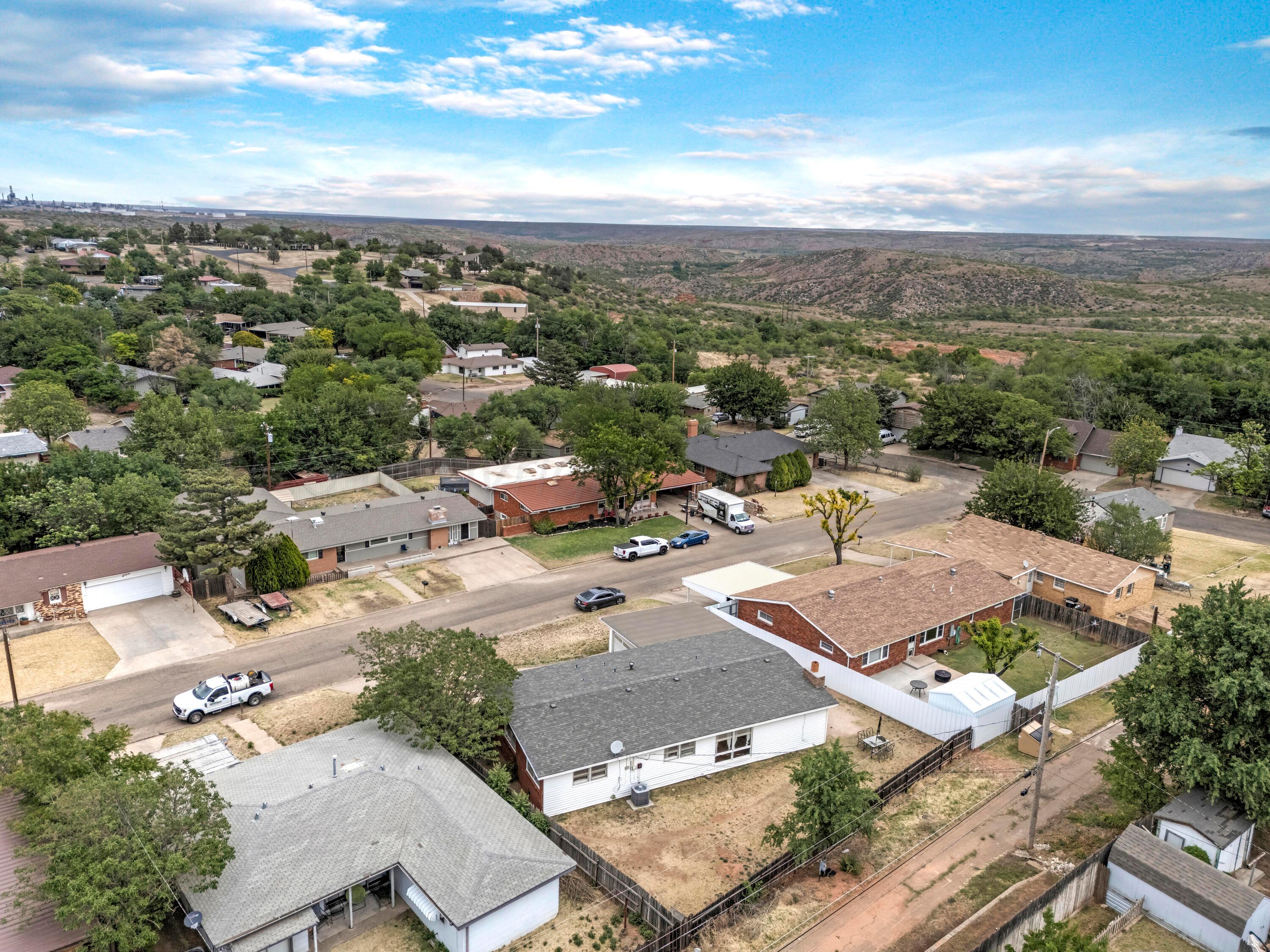 212 Teague Street Borger, TX 79007 - Photo 29 of 30 an aerial view of a city