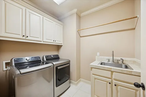 a room with storage and utility