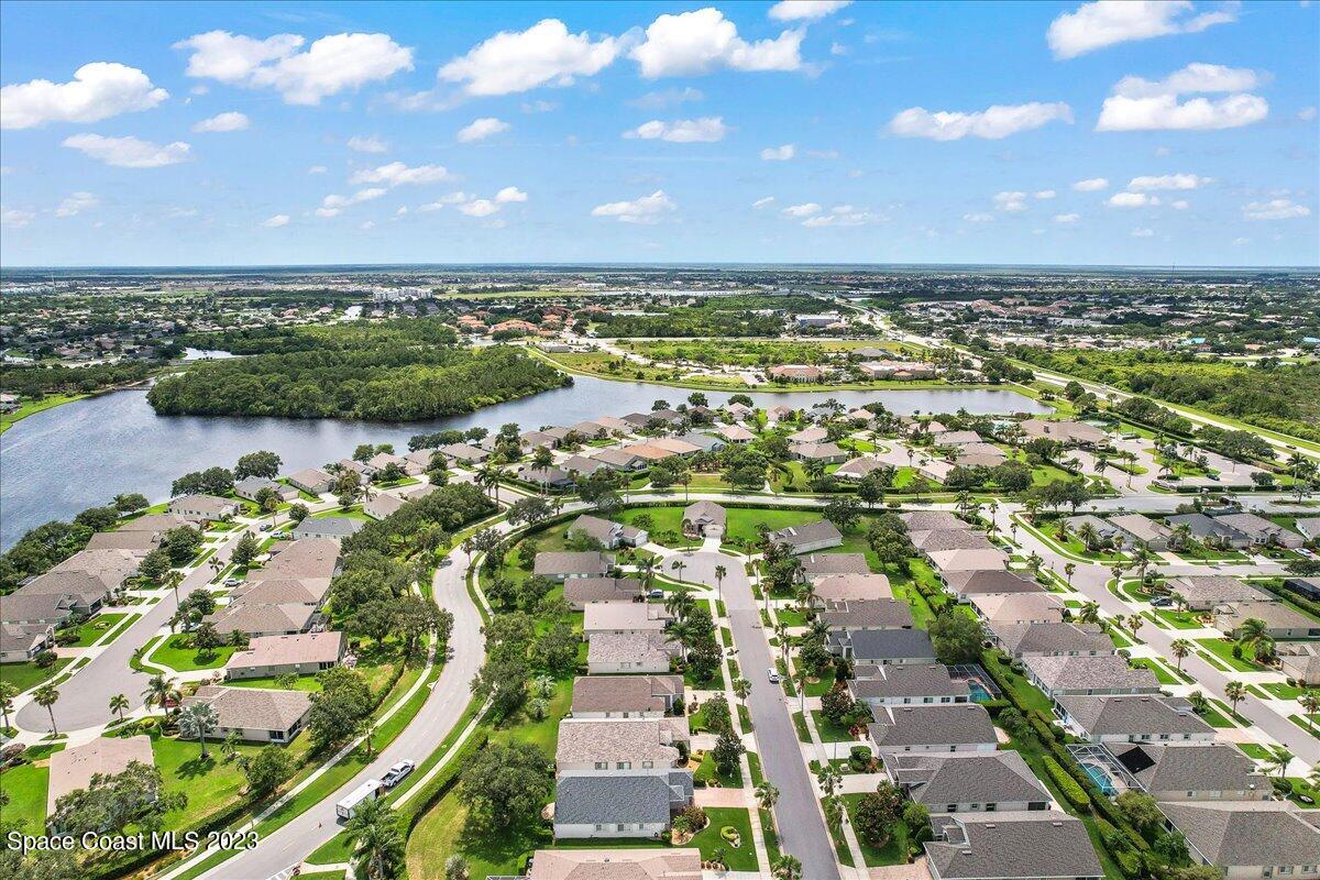 1643 Keys Gate Drive Melbourne, FL 32940 - Photo 43 of 43 an aerial view of residential houses with outdoor space