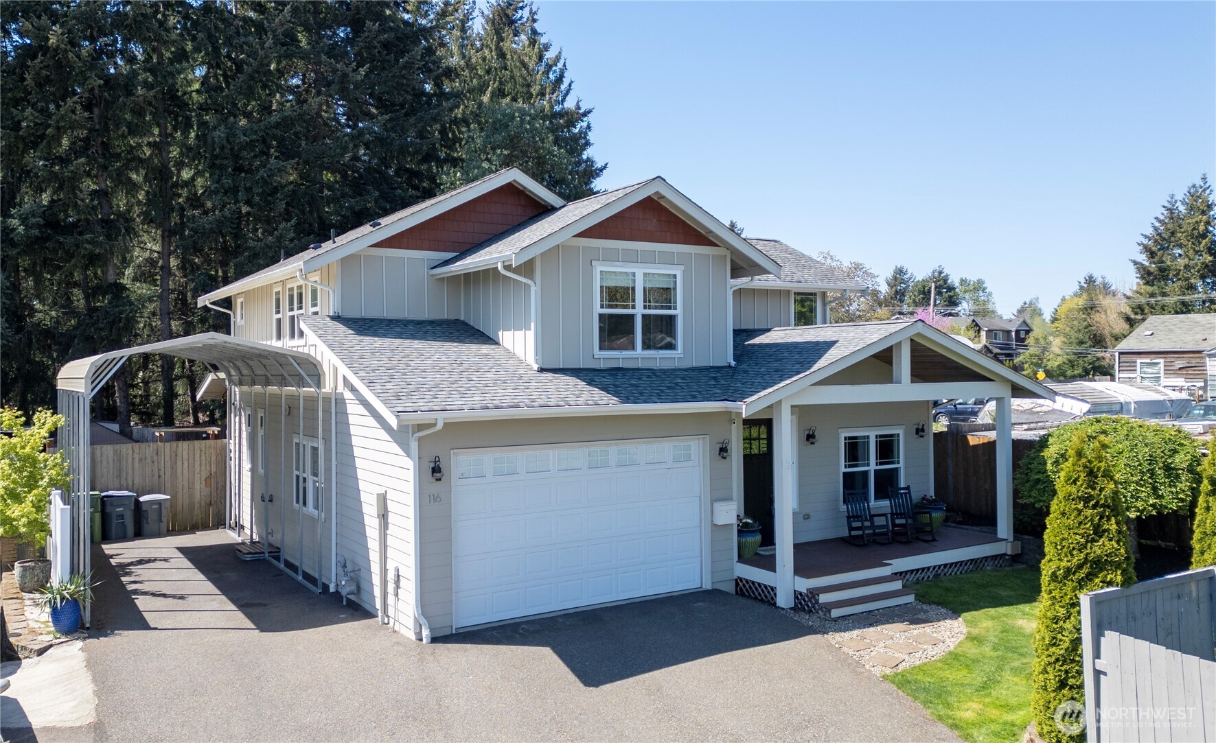 116 Alameda Avenue Fircrest, WA 98466 - Photo 1 of 33 a front view of a house with garden