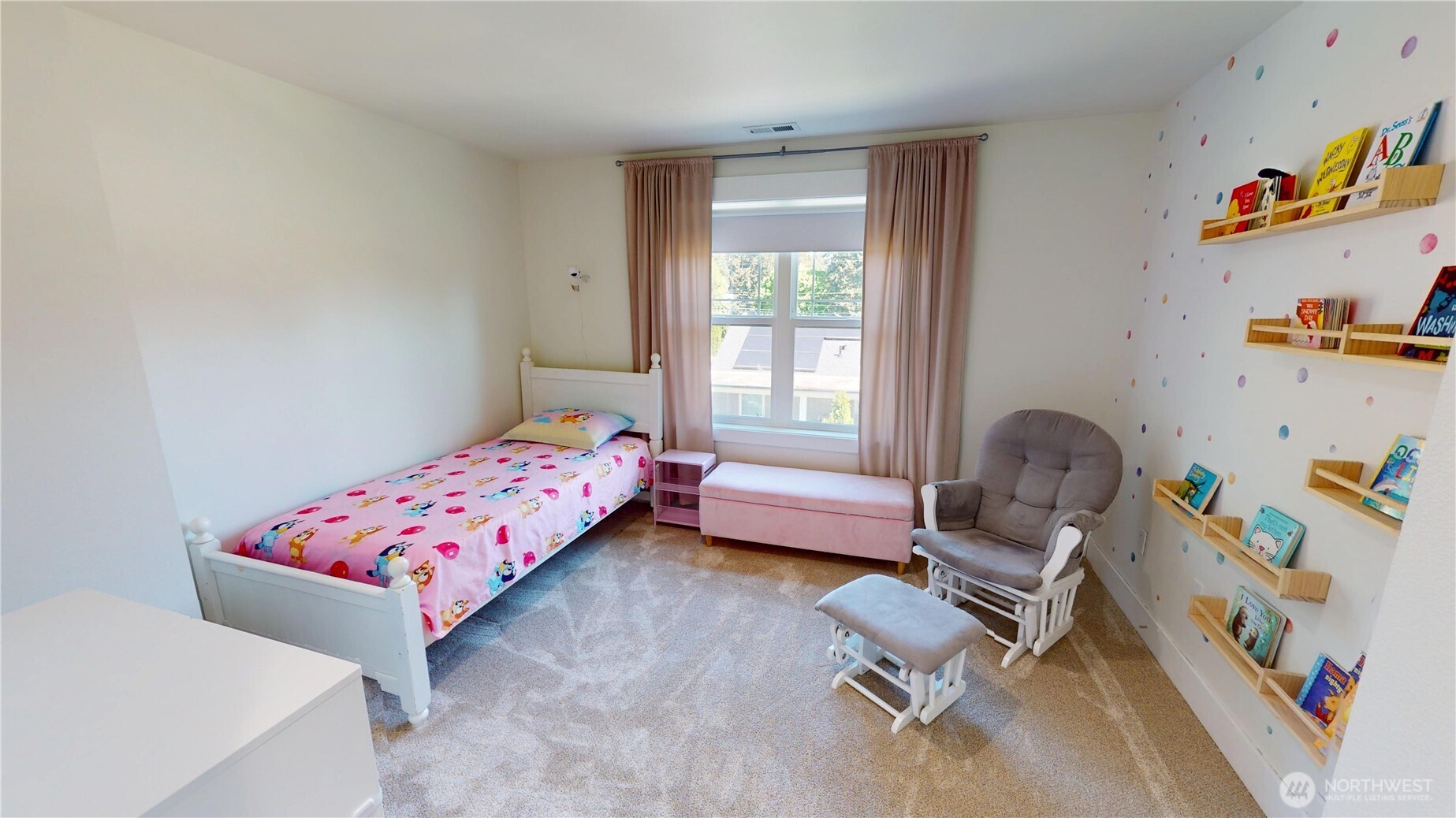 116 Alameda Avenue Fircrest, WA 98466 - Photo 24 of 33 a bedroom with a bed and a couch