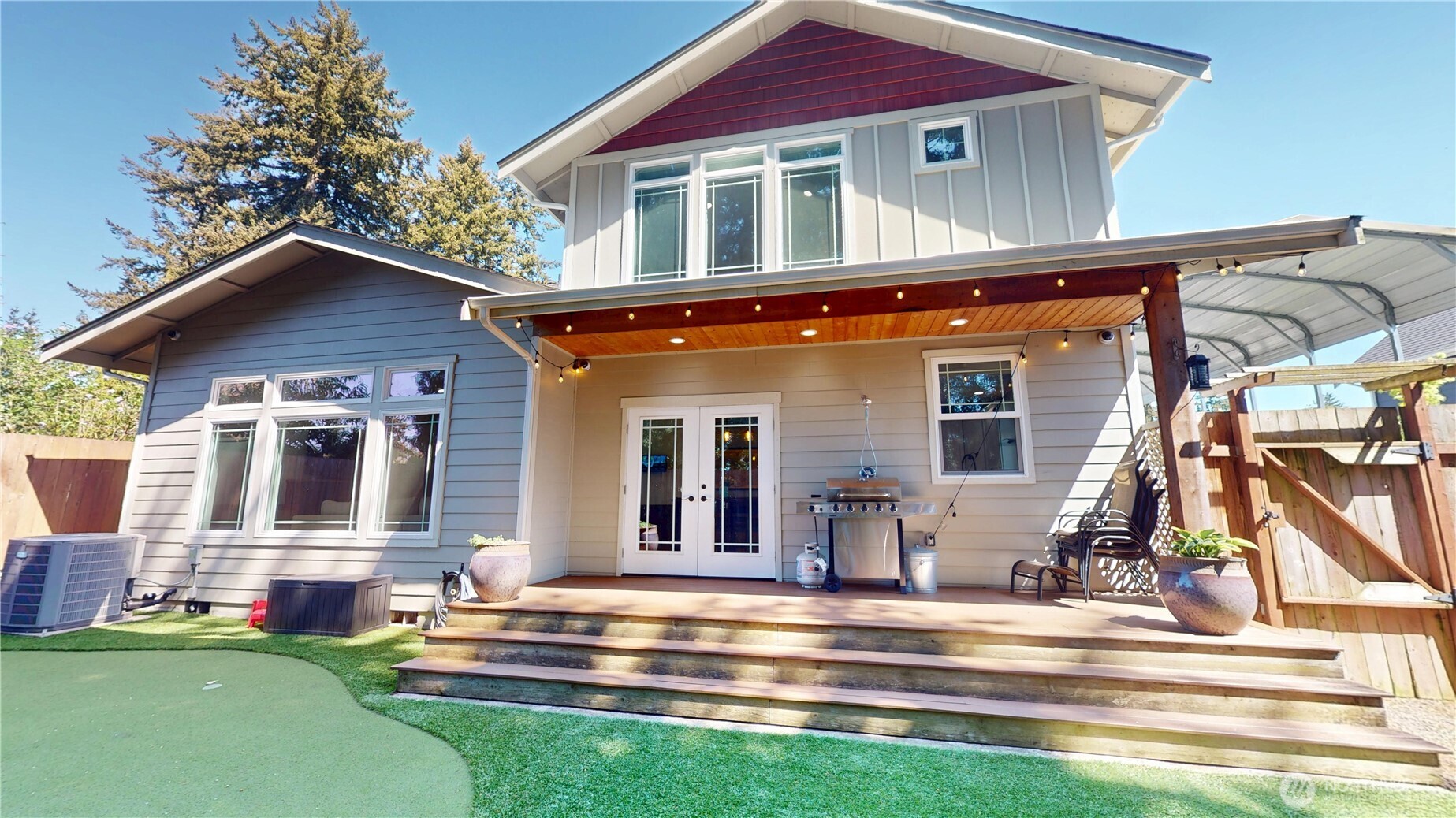 116 Alameda Avenue Fircrest, WA 98466 - Photo 28 of 33 a view of a house with a yard patio and fire pit