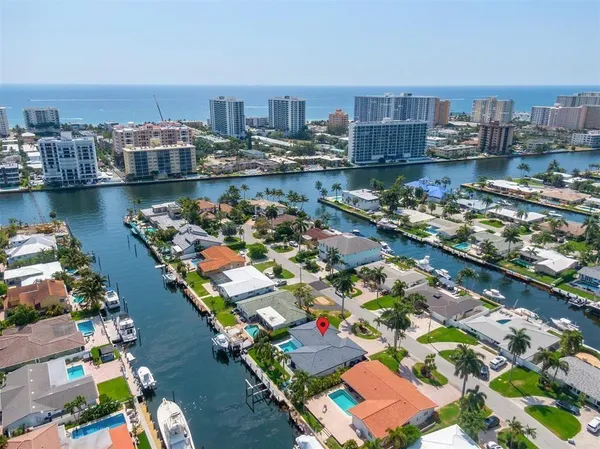 a view of a city with water