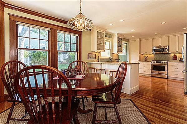 36 Argyle Road Arlington, MA 02476 - Photo 10 of 26 a view of a dining room with furniture window and wooden floor