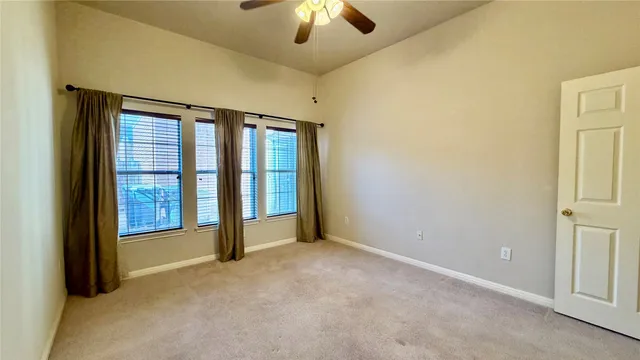 a view of a brick house with a door