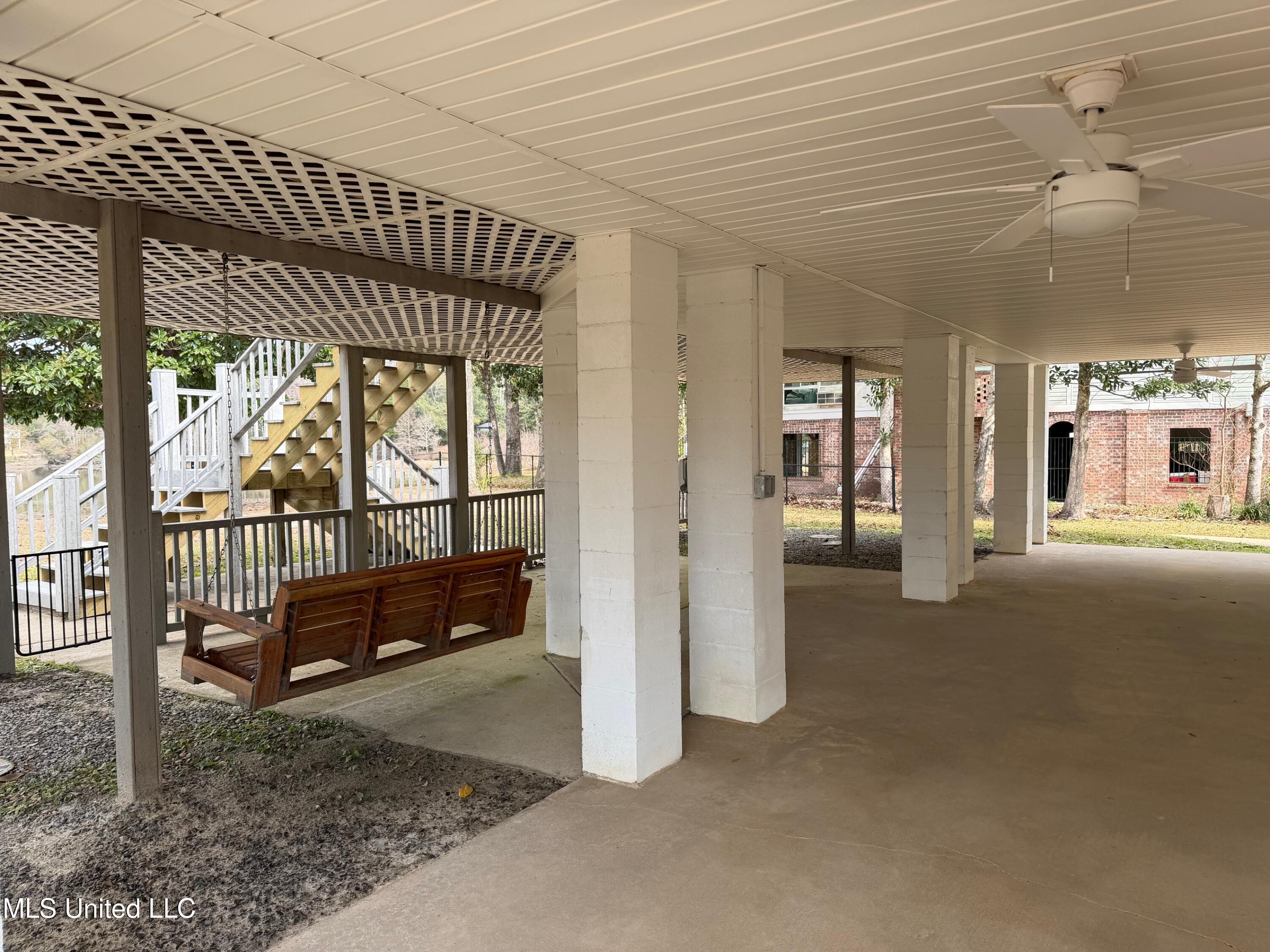 3518 River Bluff Road D'Iberville, MS 39540 - Photo 34 of 38 3518 RBluff underneath with swing