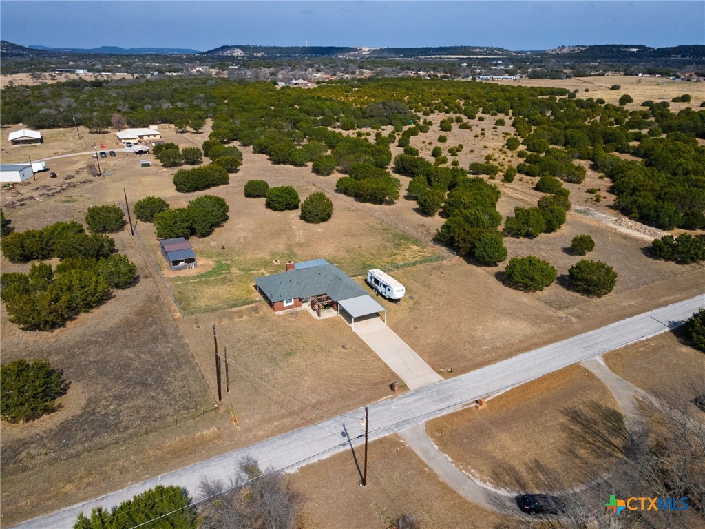 554 County Road 4707 Kempner, TX 76539 - Photo 1 of 33 an aerial view of a house with a outdoor space