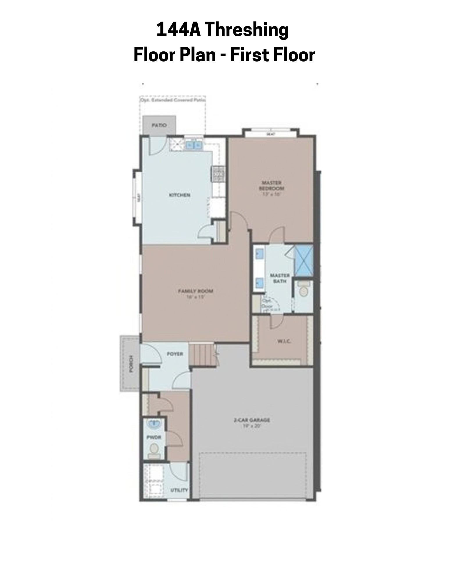 144 Threshing Road, Unit A Buda, TX 78610 - Photo 34 of 35 Floor Plan