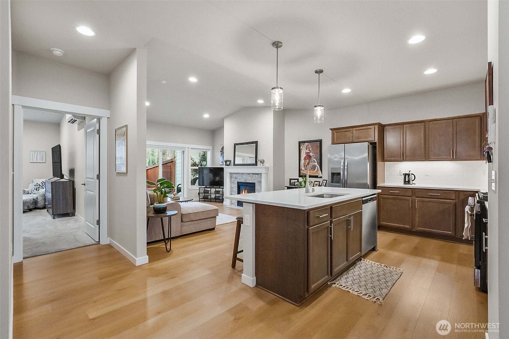 772 Parkland Loop Sedro-Woolley, WA 98284 - Photo 19 of 40 a kitchen with stainless steel appliances granite countertop a stove and a refrigerator