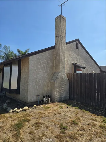a backyard of a house