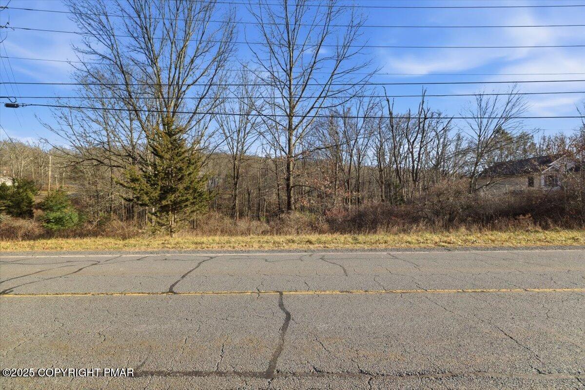 3 Kirkham Road Bushkill, PA 18324 - Photo 11 of 15 a view of a yard with a bench