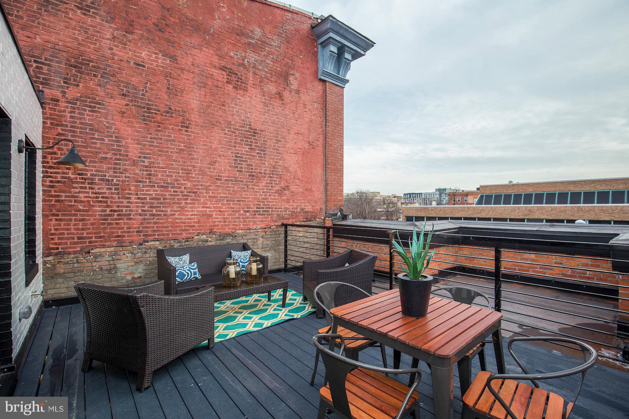 919 R Street Northwest, Unit 2 Washington, DC 20001 - Photo 14 of 16 Private Roof Deck