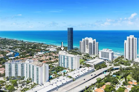 a view of a city with tall buildings